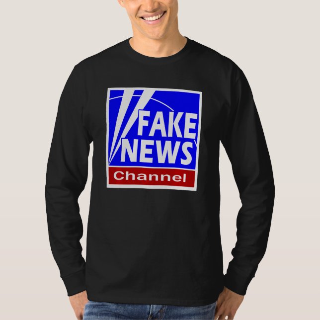 Camiseta Canal de notícias falso (Frente)