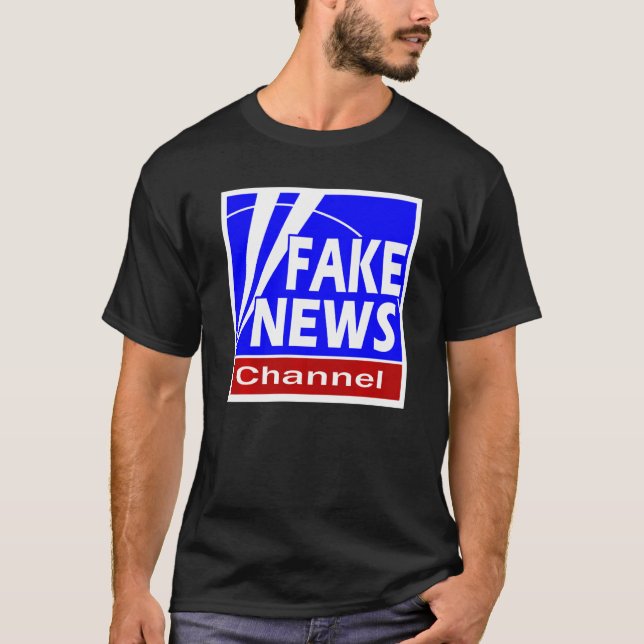 Camiseta Canal de notícias falso (Frente)