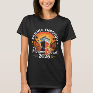 Camiseta Canal do Panamá retrô 2026 via marítima do Panamá