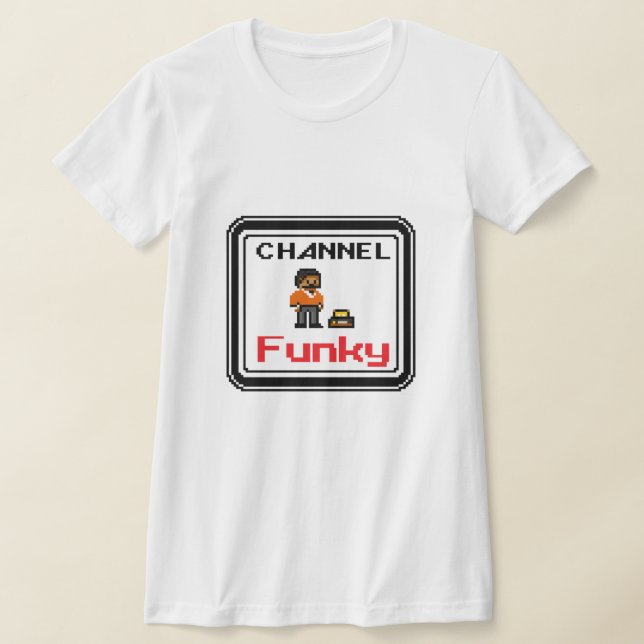 Camiseta Canal Funky - Pixel Art (Postura )