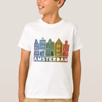 Canal House Row Amsterdam Holland Coloração Holand