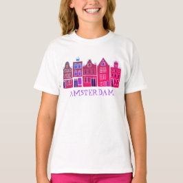 Camiseta Canal House Row Amsterdam Holland Viagem Holandês