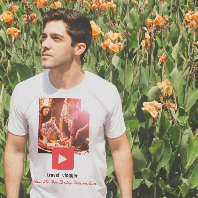 Camiseta Canal T-Shirt do Youtube (Criador carregado)