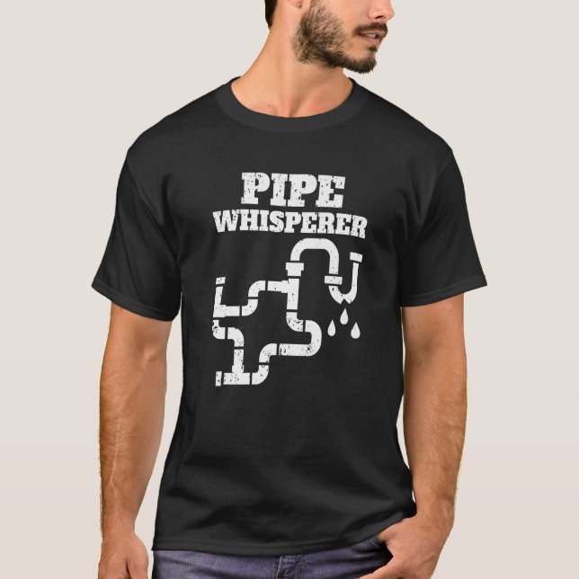 Camiseta Canalização de Especialistas em Pipefitter do Pipe (Frente)