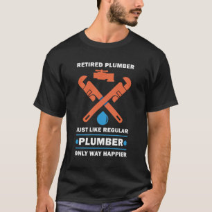 Camiseta Canalização PipeFitter - Engraçado Feliz Canalizad