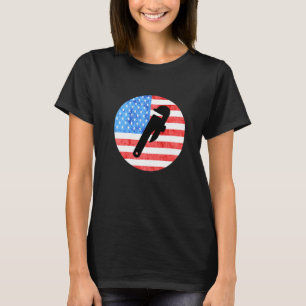 Camiseta Canalizador Pipe Wrenches Pipefitter American Flag