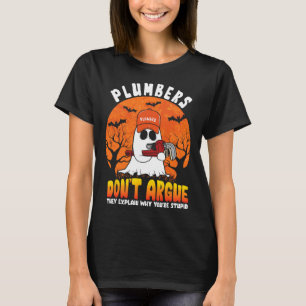 Camiseta Canalizadores de Dias de as Bruxas engraçados não