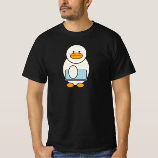 Camiseta Canard allant au travail, funny work