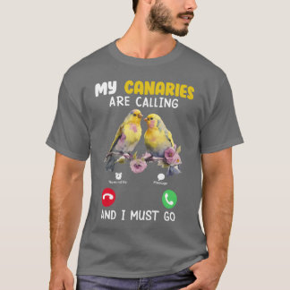Camiseta Canário, minhas canárias chamam o garoto do pássar