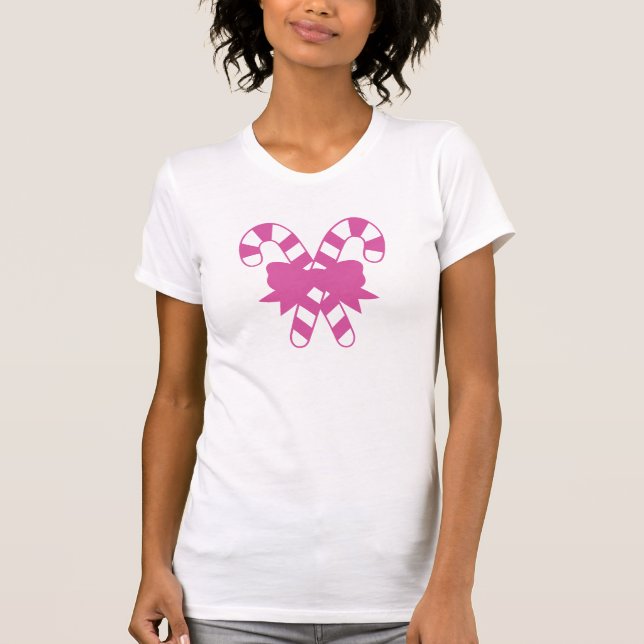 Camiseta Canas cor-de-rosa com Arco (Frente)