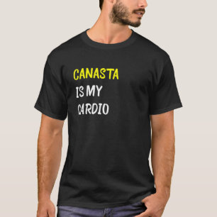 Camiseta Canasta É Meu Cardio Card Games