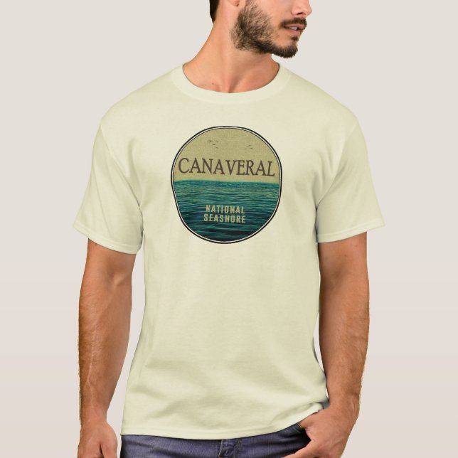 Camiseta Canaveral National Seashore Florida Ocean Birds (Frente)