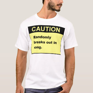 Camiseta Canção aleatória