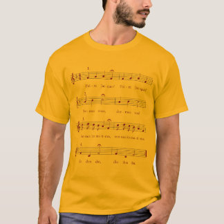 Camiseta Canção: FRÈRE JACQUES SHIRT