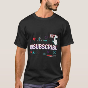 Camiseta Cancelar assinatura - T-Shirt Engraçado com Memóri