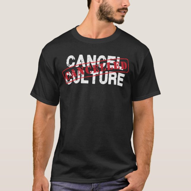 Camiseta Cancelar Cultura Cancelada - Acordar (Frente)
