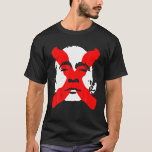 Camiseta Cancelar Putin X Anti-Guerra Enfrenta Apoio à Paz
