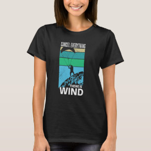 Camiseta cancelar tudo há vento Kite vintage Kiteb