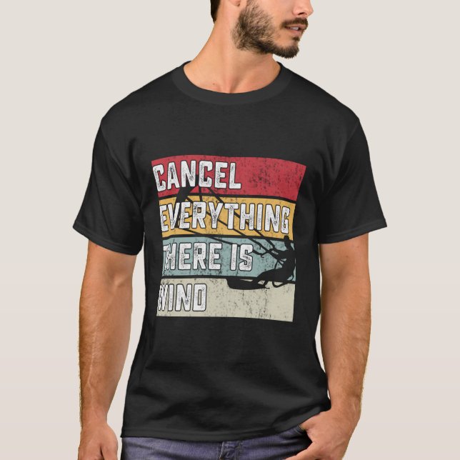 Camiseta Cancelar Tudo Que Há É Um Gatinho De Vento (Frente)