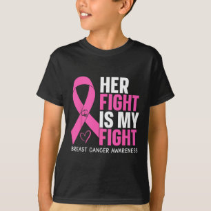 Camiseta Cancer A Luta Dela É A Minha Luta Contra O Cancer 