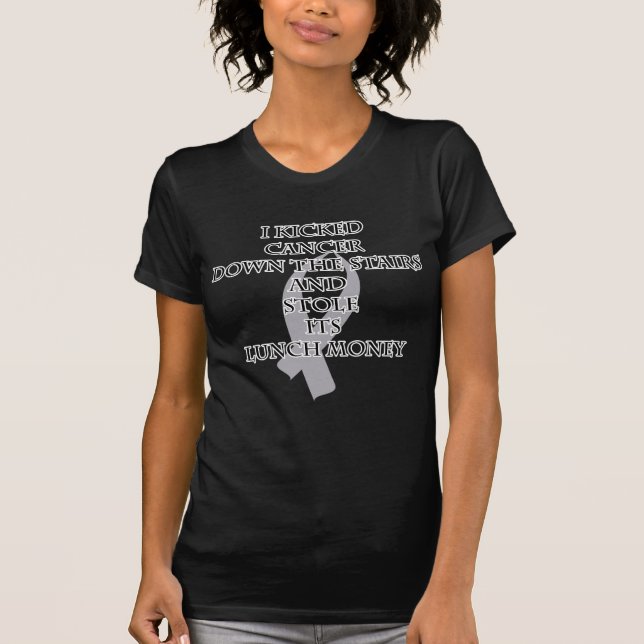 Camiseta Cancer Bully (Faixa de Cinzas) (Frente)