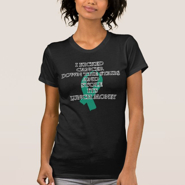 Camiseta Cancer Bully (Fita Teal) (Frente)