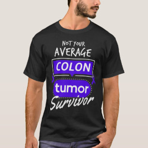 Camiseta Cancer Colon Tumor Sobrevivente Cancer Consciênci