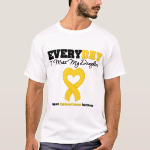 Camiseta Cancer da infância cada dia mim senhorita Meu