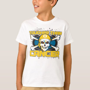 Camiseta Cancer da infância mais resistente do que o crân