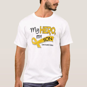 Camiseta Cancer da infância MEU HERÓI MEU FILHO 42