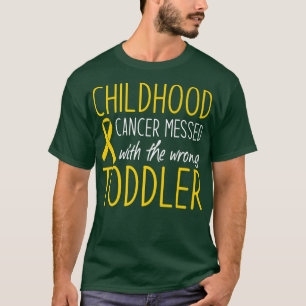 Camiseta Cancer da infância mexido com a maldita guerra Tod