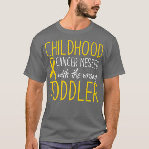 Camiseta Cancer da infância mexido com a maldita guerra Tod