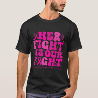 Camiseta Cancer Da Mama A Luta É O Nosso Cancer De Luta