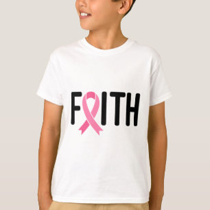 Camiseta Câncer da mama Fita Rosa Fita Cancer da mama