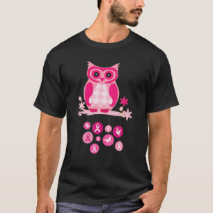 Camiseta Câncer da Mama Fita Rosa Fita Coroa Cancer da Mama