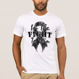 Camiseta Cancer da melanoma na luta a ganhar
