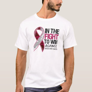 Camiseta Câncer de Cabeça e Pescoço - Lutar para Vencer