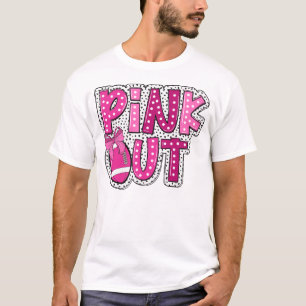 Camiseta Cancer de Cancer de futebol rosa