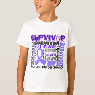 Camiseta Cancer de estômago do sobrevivente 10