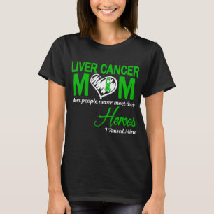 Camiseta Câncer de Fígado Mãe Eu Criei o Meu