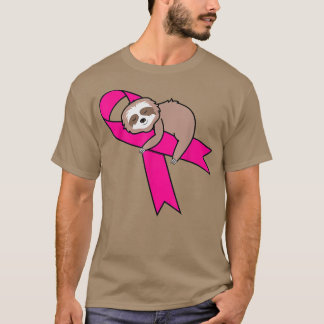 Camiseta Cancer de Fita Rosa Lenta com Fita de Fita Cobra