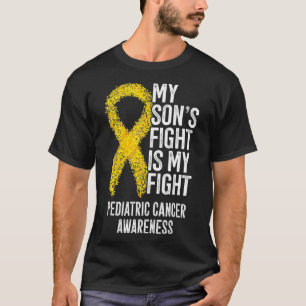 Camiseta Cancer De Infância A Luta Do Meu Filho É A Minha P