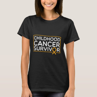 Camiseta Cancer De Infância De Sobrevivência De Cancer Fris