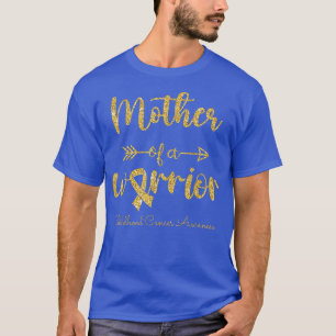 Camiseta Cancer De Infância Mãe De Um Guerreiro