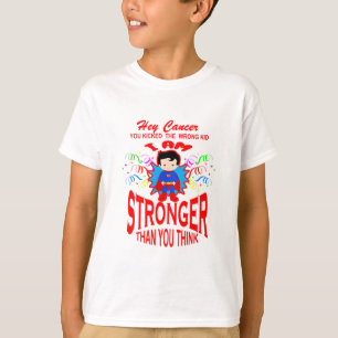 Camiseta cancer de infância mais forte que cancer T-Shirt