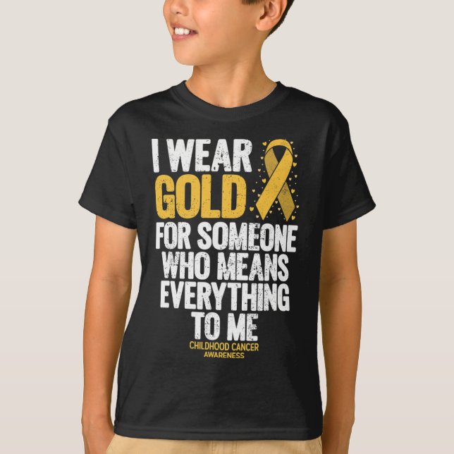 Camiseta Cancer de infância para Cancer de infância familia (Frente)