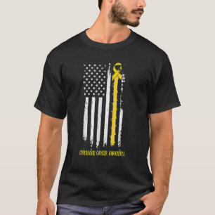 Camiseta Cancer de infância Sensibilização América Sinaliza