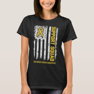 Camiseta Cancer de infância Suporte para Cancer de infância