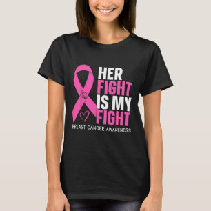 Camiseta Cancer De Mama A Luta É O Meu Cancer De Luta