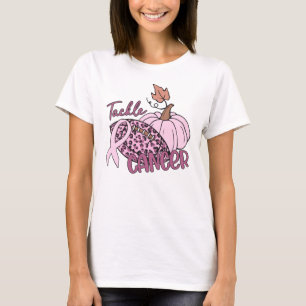 Camiseta Cancer de Mama de Pumpkin de Futebol do Cancer